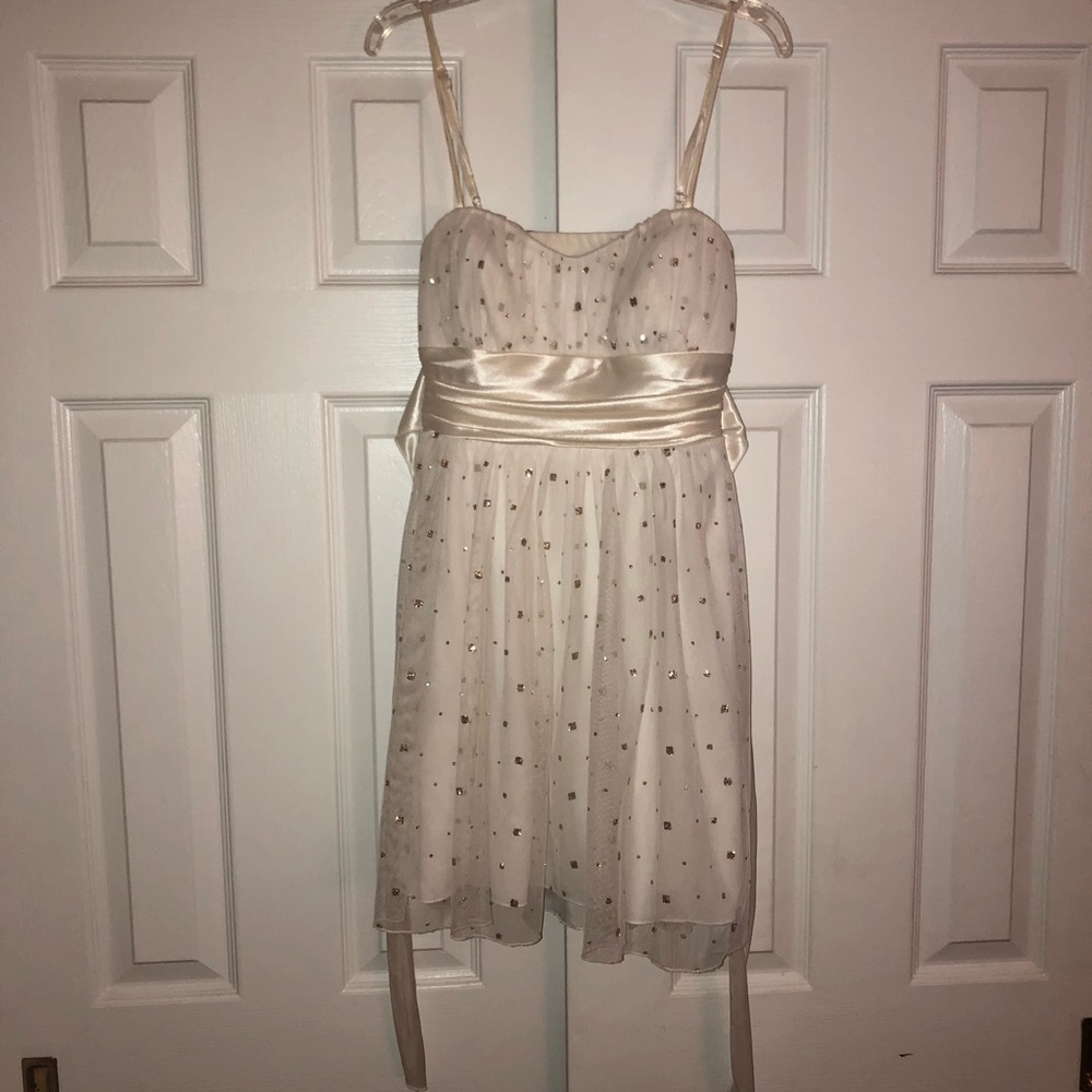 White homecoming dress
